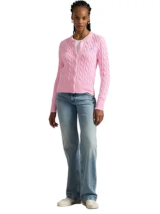 POLO RALPH LAUREN | Cardigan Slim Fit | rosa